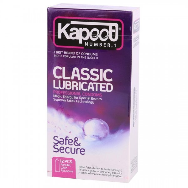 کاندوم کاپوت (Kapoot) مدل Classic Lubricated
