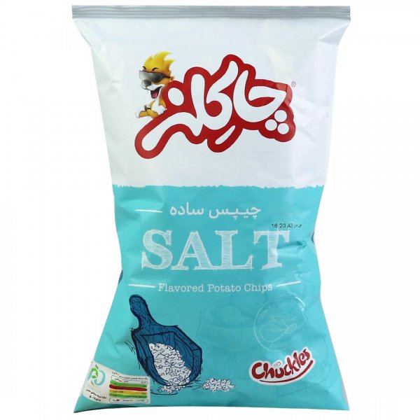 چیپس ساده نمکی چاکلز مقدار 45 گرم