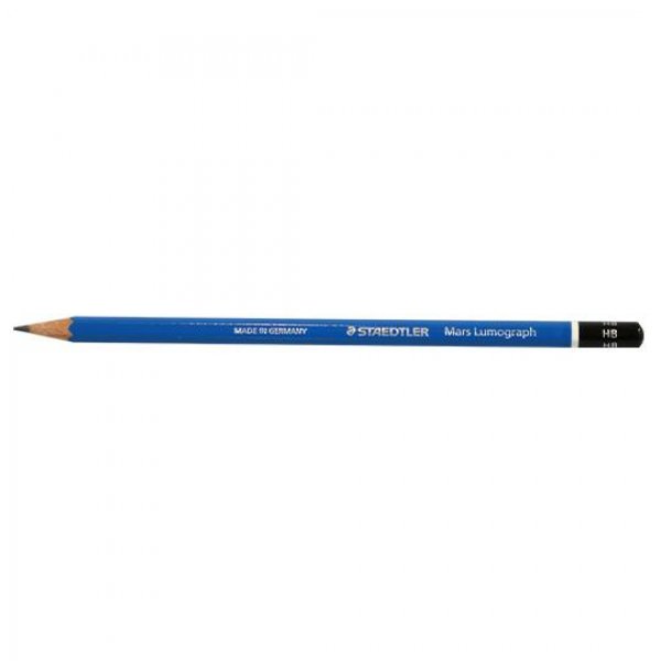 مداد مشکی طراحی استدلر (Staedtler) مدل Mars Lumograph نوع HB 
