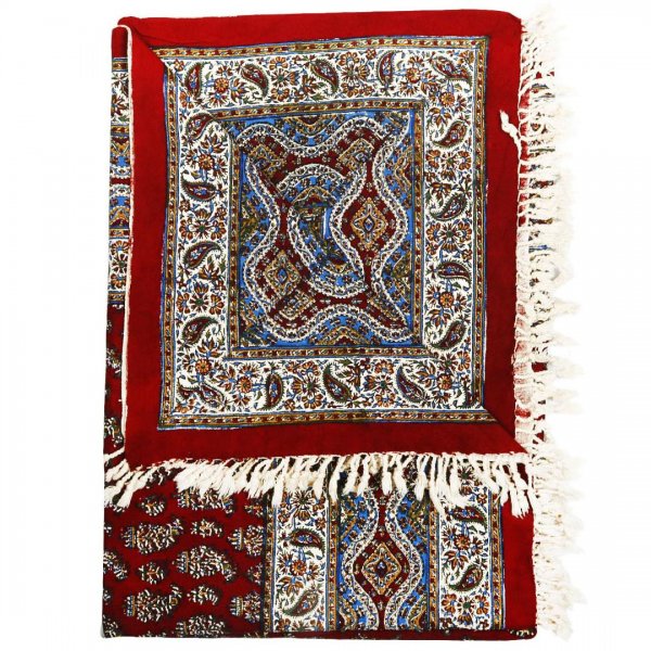 سفره قلمکار صادراتی کد 008 سایز 150x100 سانتی‌متر