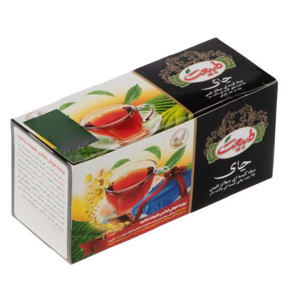  چای سیاه کیسه‌ای سیلان نفیس طبیعت بسته 25 عددی