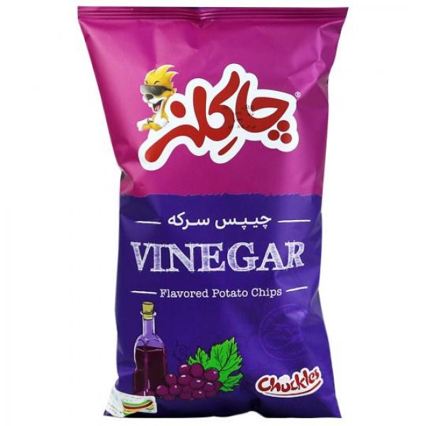 چیپس سرکه‌ای چاکلز مقدار 45 گرم