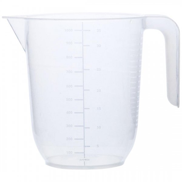 پارچ اندازه‌گیری رنگ شفاف