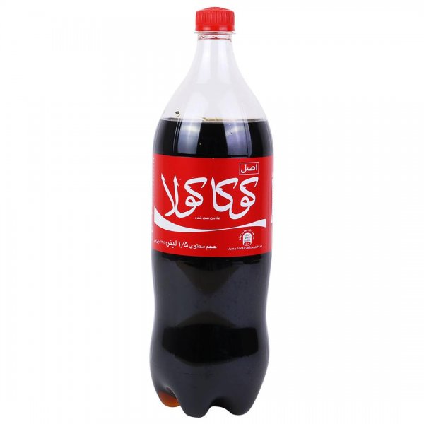 نوشابه کوکاکولا مقدار 1.5 لیتر