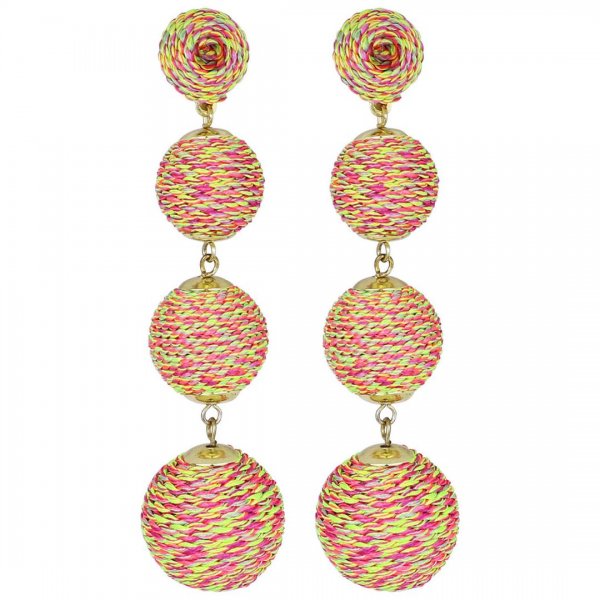 گوشواره لاویسا (LOVISA) استرالیا مدل گوی رنگارنگ