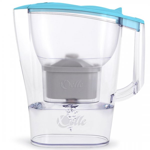 پارچ تصفیه آب مناسب برای آب شهری ایران به همراه 1 عدد فیلتر اکسل (Xelle) مدل 25 رنگ آبی