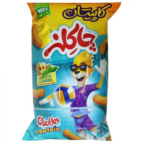 اسنک پنیر و سبزیجات کاپیتان چاکلز مقدار 50 گرم