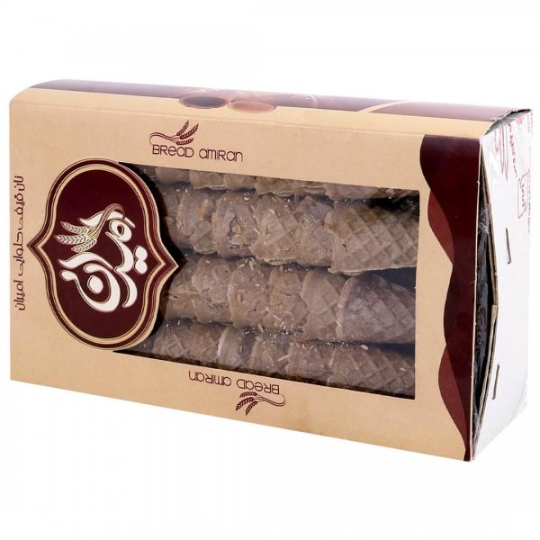 نان‌ حلوایی امیران مدل قیفی شکلاتی