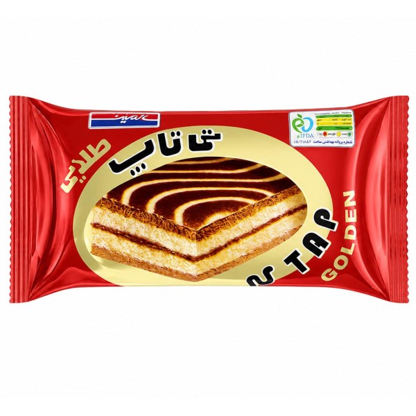 کیک تی‌تاپ طلایی سالمین مقدار 50 گرم