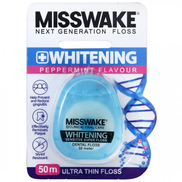 نخ‌دندان Whitening میسویک مقدار 50 متر